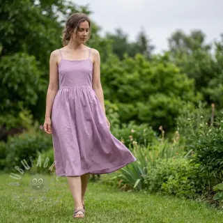 Puuvillapopliini lilac