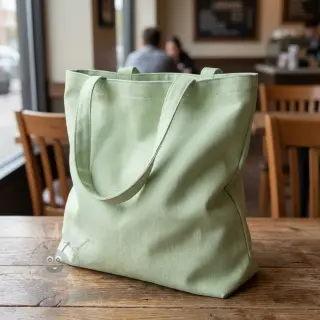 Puuvillapopliini light mint