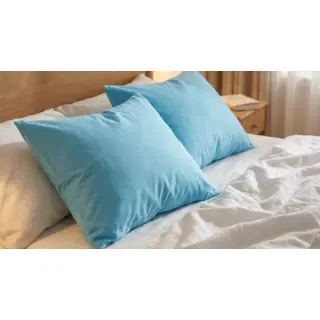 Bavlnený popelín sky blue