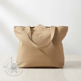 Puuvillapopliini taupe