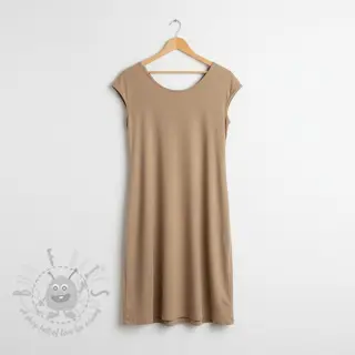 Puuvillapopliini taupe