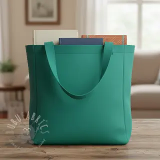 Puuvillapopliini petrol