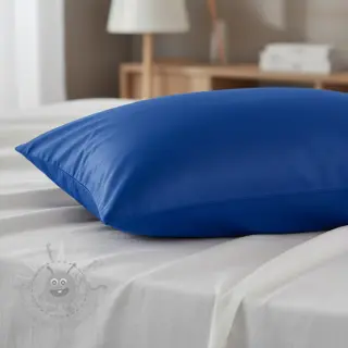 Puuvillapopliini cobalt