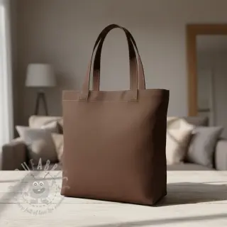 Puuvillapopliini dark brown
