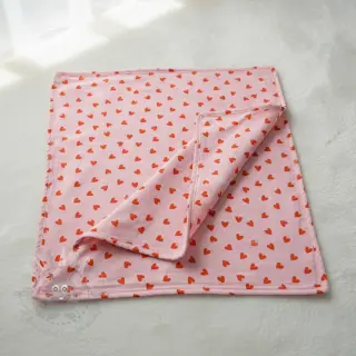 Puuvillakangas FLANNEL Hearts pink