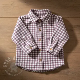 Puuvillakangas FLANNEL Check mauve