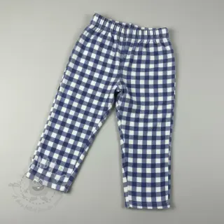 Puuvillakangas FLANNEL Check blue