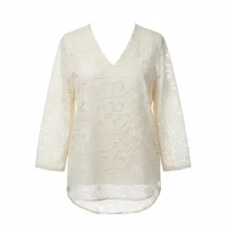 Bavlnená látka EMBROIDERY Blanchette design A