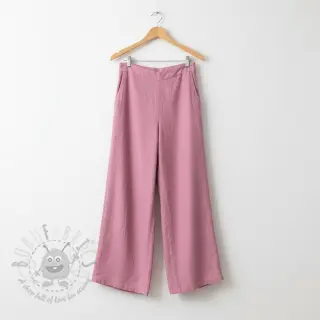 Puuvillakangas pellavalla PREMIUM dawn pink