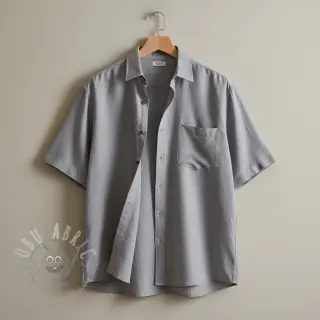 Puuvillakangas pellavalla PREMIUM light grey