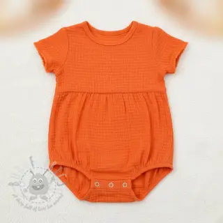Puuvillakangas STRETCH Baby orange