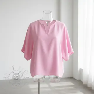 Puuvillakangas pellavalla pink