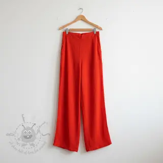 Puuvillakangas pellavalla red