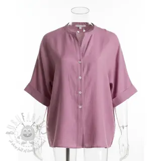 Puuvillakangas pellavalla old pink