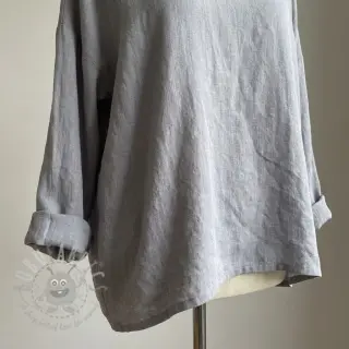 Puuvillakangas pellavalla grey