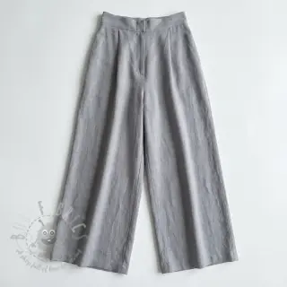 Puuvillakangas pellavalla grey