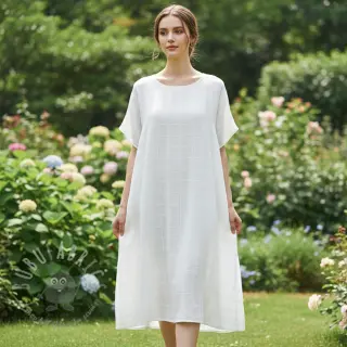 Puuvillakangas EMBROIDERY DOBBY Square white