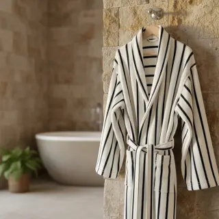Froté YARN DYED Stripe SMALL dark blue