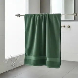 Joustava froteekangas dark green