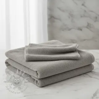 Joustava froteekangas light grey