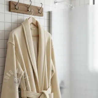 Joustava froteekangas beige
