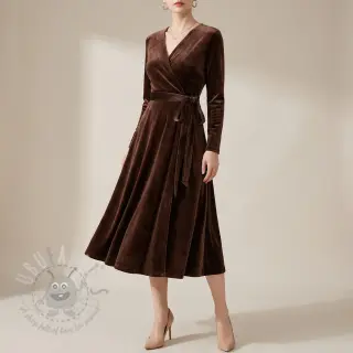 Sametti VELVET STRETCH dark brown