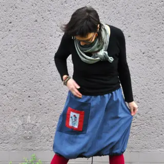 Esipesty pellava jeans