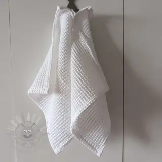 Puuvilla vohvelisidoksella white