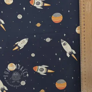 Puuvillakangas Space digital print