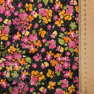 Puuvillakangas VOILE STEPPED Ophelia flower digital print