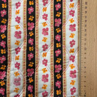 Puuvillakangas VOILE STEPPED Ophelia flower digital print