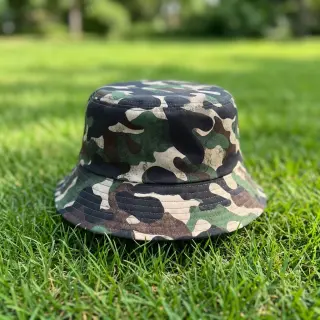 Bavlnená látka Camouflage green digital print