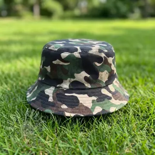 Puuvillakangas Camouflage green digital print