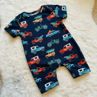 Puuvillakangas Cars navy digital print