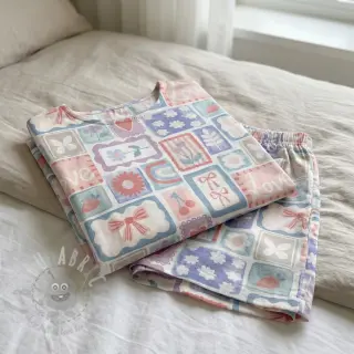Puuvillakangas Patchwork digital print