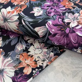 Collegekangas Flower Luna navy digital print