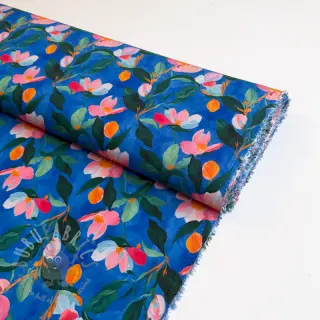 Viskoosi STRETCH Flowers Dorothia digital print