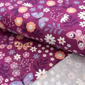 Collegekangas Flowers Azriel fuchsia