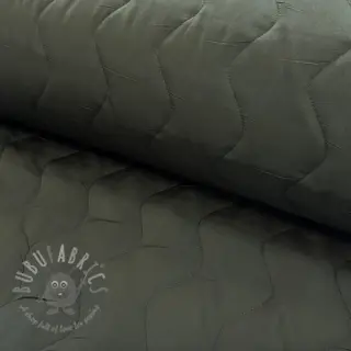 Tikattu kangas ZIG ZAG army green