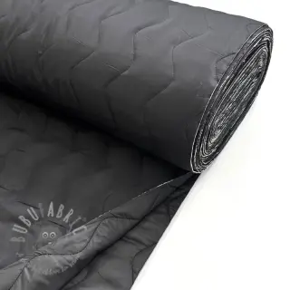 Tikattu kangas ZIG ZAG black