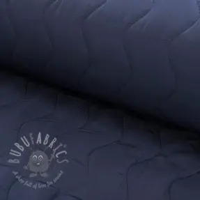 Tikattu kangas ZIG ZAG navy