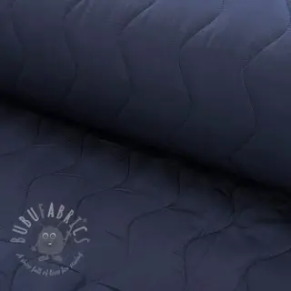 Tikattu kangas ZIG ZAG navy