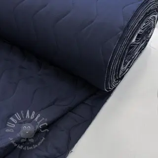 Tikattu kangas ZIG ZAG navy