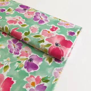 Viskóza ECOVERO Flowers design B digital print