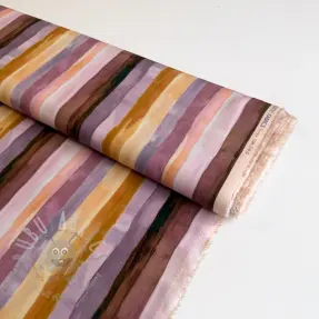 Viskoosi RADIANCE Stripes lavender digital print
