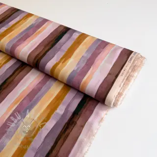 Viskoosi RADIANCE Stripes lavender digital print