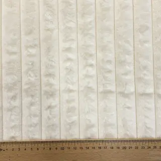 Umelá kožušina Stripes Luxe ecru