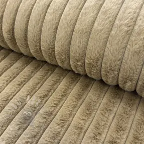 Tekoturkis Stripes Luxe beige