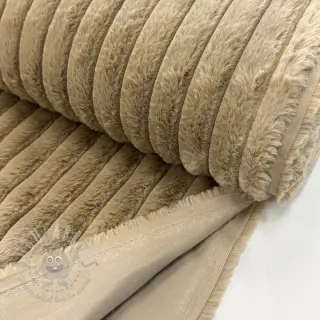 Tekoturkis Stripes Luxe beige