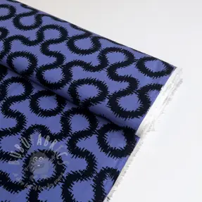 Viskoosi STRETCH Abstract blue